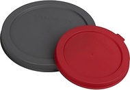 Fackelmann CAT&DOG Canning Lids Plastic Canning Lids Food Cans Seal (Color : Red, Grey) Qty: 2 Pcs