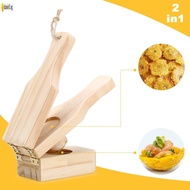 Reusable Wooden Plantain Masher Reusable Fried Plantains Chips Banana Cake Tool