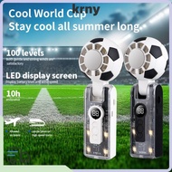 KRNY0MY Mini Handheld Fan, 5 Gear Wind USB Rechargeable Handheld Turbo Fan,  20H Max Runtime 3600mAh