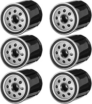 HIFROM 6pcs Oil Filter Replacement for Kawasaki 49065-2057 49065-2062 49065-7010 49065-2078 fit FC15