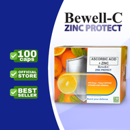 Bewell-C Zinc Protect - Vitamin C (As Sodium Ascorbate "Non-Acidic Vitamin C") + Zinc 500mg/capsule 
