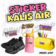 WATER TIMES NAME STICKER School Boy | CUSTOM NAME UV DTF