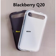 B.M Blackberry Q20 Back Rear Soft TPU Gel Rubber Silicone Case Phone Cover Protector BlackBerry Q20
