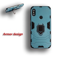 Xiaomi Redmi Note 5 Pro MEI7S MEI7 Military Armor Design Full Protection Phone Case Magnetic Ring Heavy Duty Shockproof Cover Skin