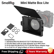 SmallRig Mini Matte Box Lite สำหรับกล้อง DSLR Mirrorless เข้ากันได้กับเลนส์67Mm/72Mm/77Mm/82Mm/95Mm 