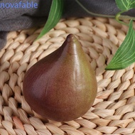 NOVAFABLE​ Simulation Fig Ornament, Mini Handicrafts Artificial Fig, Kid Toy Gift Lifelike Funny Fak