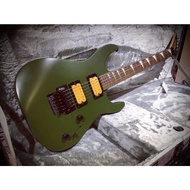 Jackson X Series Dinky DK2XR HH Electric Guitar, Laurel FB, Matte Army Drab