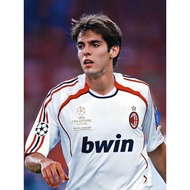 0607AC Milan Away Retro Jersey 22 Kaka Maldini Pirlo Fans Edition Long Short Sleeve Football Uniform