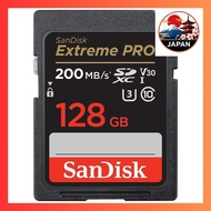 [Directly from Japan]128GB SD Card SDXC Class 10 UHS-I V30 Read Speed up to 200MB/s SDSDXXD-128G-GN4