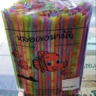 End Tube Size 8 Mm. Length 23cm. (Mixed Color Model) Use To Scoop Snowflake Water. Clear Ice Togethe