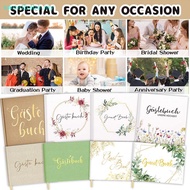 SWEETBABE Wedding Guest Book Guest Sign In Book Guestbook For Reception, Engagement, Anniversary Kee