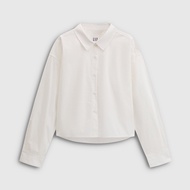 Gap | เสื้อแขนยาวคอเล็กปักโลโก้สปริง