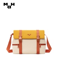 MAH กระเป๋าสะพายไหล่หนึ่งชิ้นความจุขนาดใหญ่ที่เรียบง่ายสตรีสำหรับเดินทางนักศึกษาดีไซน์ดั้งเดิมกระเป๋