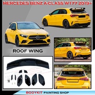 MERCEDES BENZ A-CLASS A35 W177 HATCHBACK 2019-2020 AMG STYLE CAR SPOILER REAR SPOILER ROOF WING-MATE
