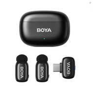 BOYA mini 2.4G Wireless Microphone System Phone Microphone Lapel Microphone AI Voice Changer Microph