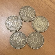Koin Rp 500 Melati Tahun 2000