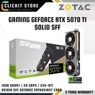 ZOTAC GAMING GeForce RTX 5070 Ti SOLID SFF Graphic Card NVIDIA GPU - ZT-B50710D3-10P