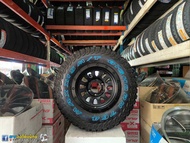 ล้อแม็กซ์ใหม่ Yachiyoda XJ-04 ขอบ16/6H139 กว้าง8.5 ET0 คู่ยางใหม่ผลิตปี24 Maxxis MT764 เบอร์265/70-1