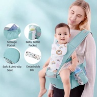 【BEST for Kids】IUNYK 0-48M Ergonomic Baby Carrier Infant Baby Hipseat Carrier Front Facing Ergonomic