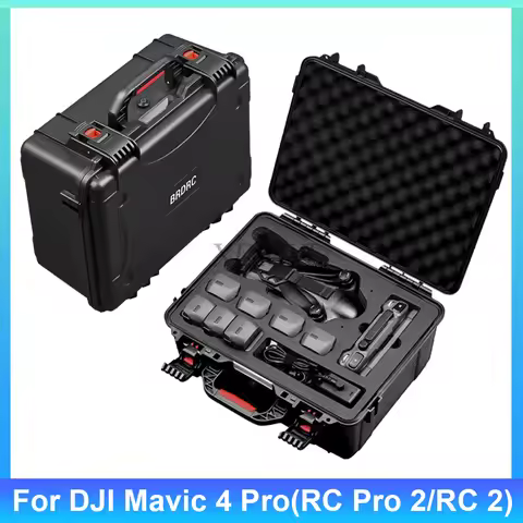 Explosion-Proof Box For DJI Mavic 4 Pro Fly Combo RC 2/RC Pro 2 Suitcase Waterproof Protective Carry