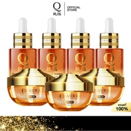Q Russ คิวรัสส์ Set-Q7-02 ลด ฝ้า กระ ในเซตประกอบด้วย [q serum เซรั่ม สูตรใหม่ 4 ขวด Aura Cream 3 ก