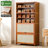 Bamboo Shoe cabinet multi-layer large-capacity Wooden Shoe Rack Rak Kasut Kayu 鞋柜
