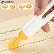 NOBELJIAOO Multi Functional Dough Cutter Four in One Flower Shaped Roller Baking Kitchen Shaping Piz