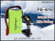 Pin TX 1500mAh 2S 8C 7.4V LiPo Battery For Flysky FS-GT5 Microzone Dumbo Transmitter JST Plug