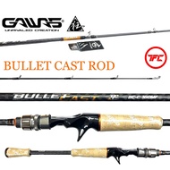 GAWAS Bullet Cast Baitcast &amp; Spinning Fishing Rod BC Baitcasting 1piece One Piece Limited Collection Bulletcast