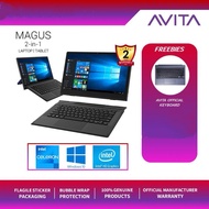 AVITA MAGUS 12.2 2-IN-1 DETACHABLE TOUCH LAPTOP (N4020 2.80GHZ,64GB SSD,4GB,INTEL,12.2'' FHD IPS TOUCH,W10) Ready Stock