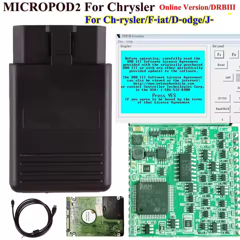 New V17.04.27 MicroPod2 Diagnostic Tool For Chry-sler F-ait Je Dod-ge MicroPod 2 Multi-Languages Sup