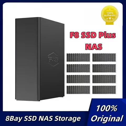 TERRAMASTER F8 SSD Plus NAS 8Bay SSD NAS Storage Core i3 8-Core 8-Thread CPU 16GB DDR5 RAM 10GbE Por