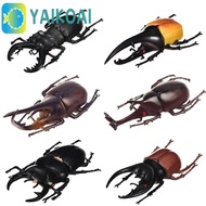 GLENES Simulation Beetle Non-Toxic Science Toy Insect Toy Simulation Animals Beetle Figures Joke Toy
