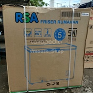 terbaru!!! CHEST FREEZER RSA 210 - BOX FREZER 200 LITER - FREEZER