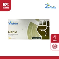 (100PCS) Grade B Infinite Powder Free Disposable Nitrile Gloves