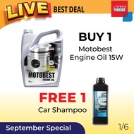 (LIVE Best Deal) CNI Motobest Engine Oil 15W-50 4Liter