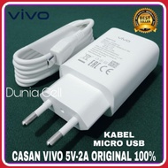 KABEL&amp;HARGER VIVO Y12 VIVO Y15 VIVO Y17 USB MICRO ORIGINAL 100%