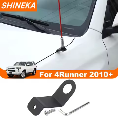 SHINEKA Car Front Hood Side Outer Aerials Antenna Mount Bracket Holder For 4Runner 2010 Up Door Side