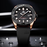 [8.8 Crazy Buy 1 Free 1 Watch]D-Ziner Jam Tangan Lelaki Men's Rubber Quartz Watch DZ-9067