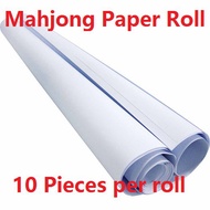 Mahjong Paper Roll 10 Pieces set Mahjong Paper Kertas Mahjong