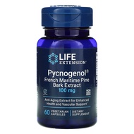 ❤️ Life Extension Pycnogenol French Maritime Pine Bark Extract 100 mg 60 Vegetarian Capsules