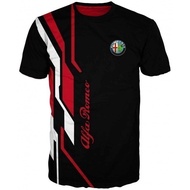 fashion 2026 Alpha Romeo CAR Sublimation Short Sleeve / Microfiber Jersi / Jersey T-Shirt / Tshirt J