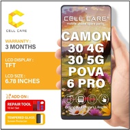 LCD SCREEN DISPLAY FOR TECNO CAMON 30 4G CL6 / TECNO CAMON 30 5G CL7 / TECNO POVA 6 PRO LI9