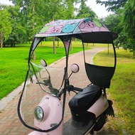 1 second fold SHUMAI canopy for motorcycle ebike canopy waterproof full cover Rainproof and sunscree