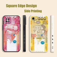 Casing For Samsung A01 A02 A20 A30 A53 A32 A22 money peso 500 Piso IAS09 Phone Case Square Edge