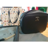 Saime Rusty Black Sling bag