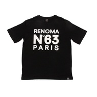 RENOMA High Quality Black T-shirt 100% COTTON