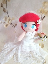 迪士尼 nuimos 婚紗拖尾魚尾裙 頭花 頭紗 禮服 和服 公主裙 幸福傳承 婚後物資  結婚物資 車花  小魚仙 ariel nuimos 衫日本 膊頭公仔 duffy shelliemay st