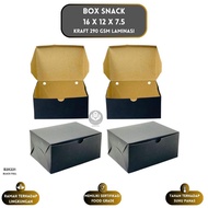 Snack Box 12x16 Laminated Cake Box 12x16 Box 16x12 (B2K221-16X12X7.5 Cm)