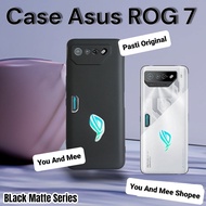 P/B- CASING COVER Silicone Black Thin ORIGINAL ROG Phone 9 PRO 8 7 ROG 6 ROG 5 3 MATTE Softcase Blac